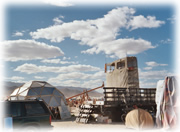 Camp Narc: The dome & Titty-Totter (click to enlarge)